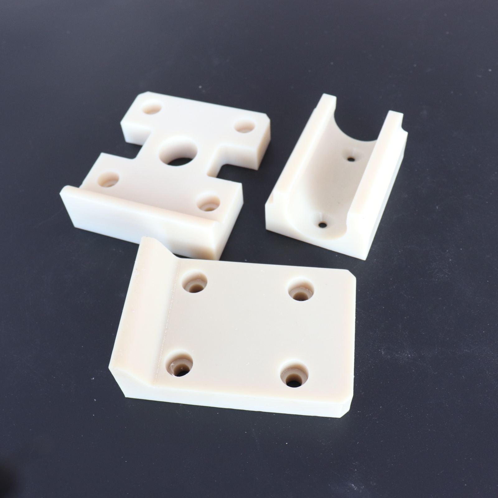 Top quality CNC machining nylon parts  abs uhmwpe solid plastic block