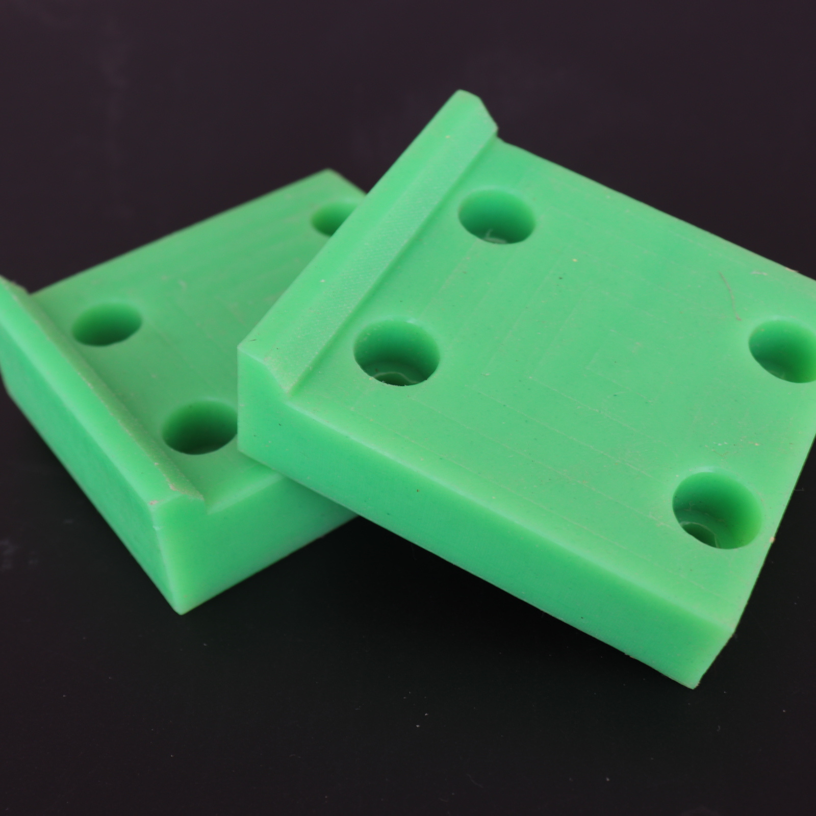 Top quality CNC machining nylon parts  abs uhmwpe solid plastic block