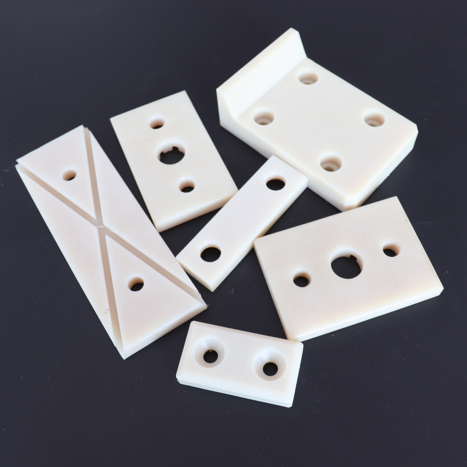 Top quality CNC machining nylon parts  abs uhmwpe solid plastic block