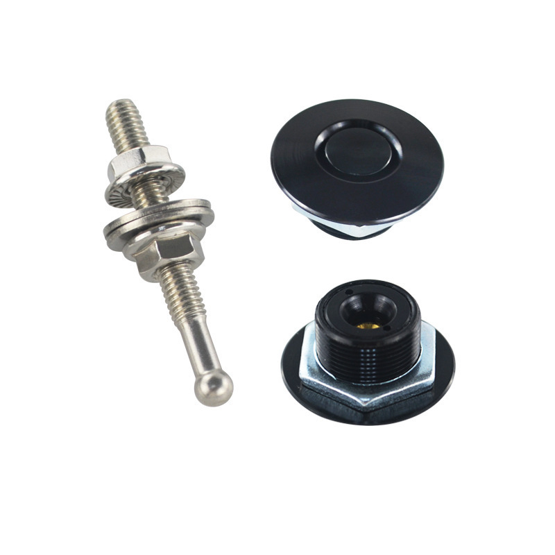 Modified Racing Mini Engine Cover Lock 32mm Push-button Hood Lock Car Quickly Releases Hood Lock