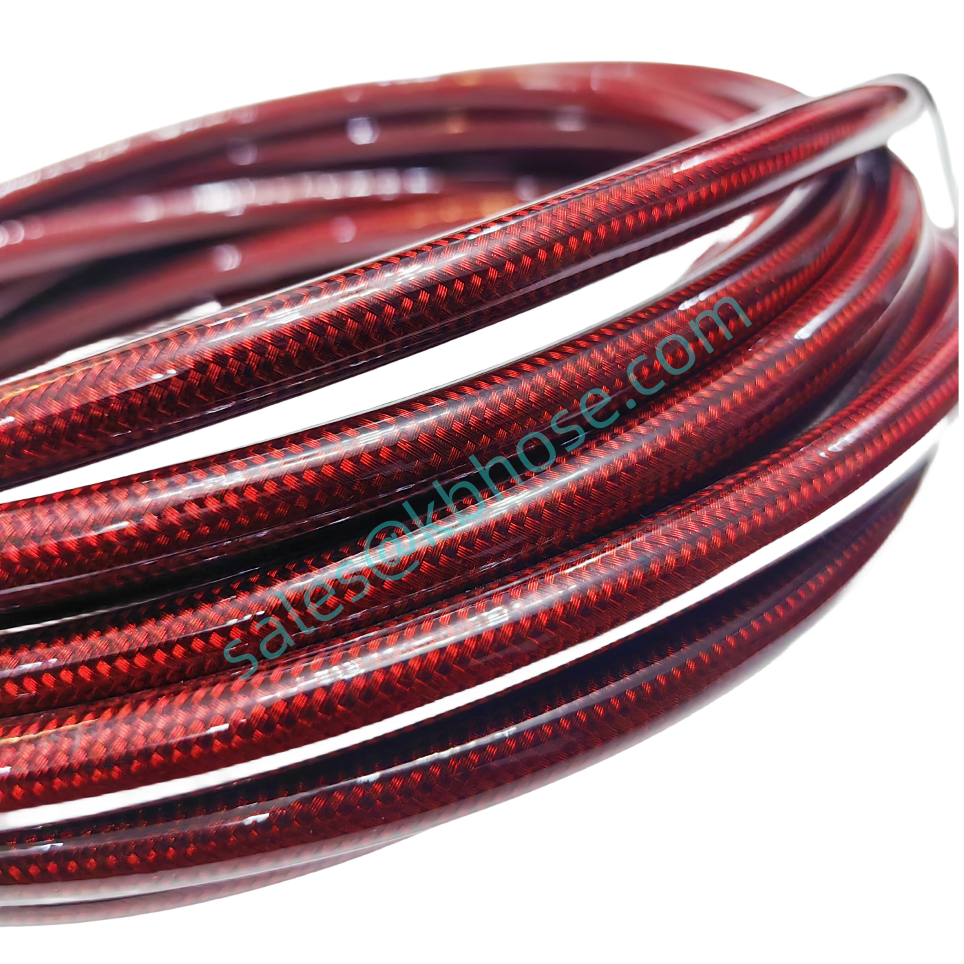 Kangbo an3 3an an-3 3.2mm sae j1401 1/8'' motorcycle colored stainless steel braided nylon brake hose