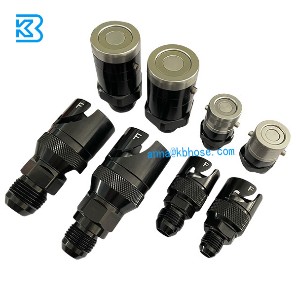 AN3 AN4 AN6 AN8 AN10 AN12 Aluminum Dry Brake Coupling Quick Release Disconnect Hose Adapter Fittings