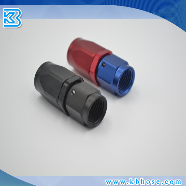 An10 10An Straight  Black Aluminum Swivel Oil/Fuel/Air/Gas Line Hose End An Fittings  Braided Fuel Line Connectors