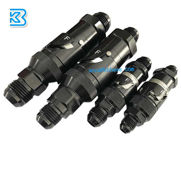 AN3 AN4 AN6 AN8 AN10 AN12 Aluminum Dry Brake Coupling Quick Release Disconnect Hose Adapter Fittings