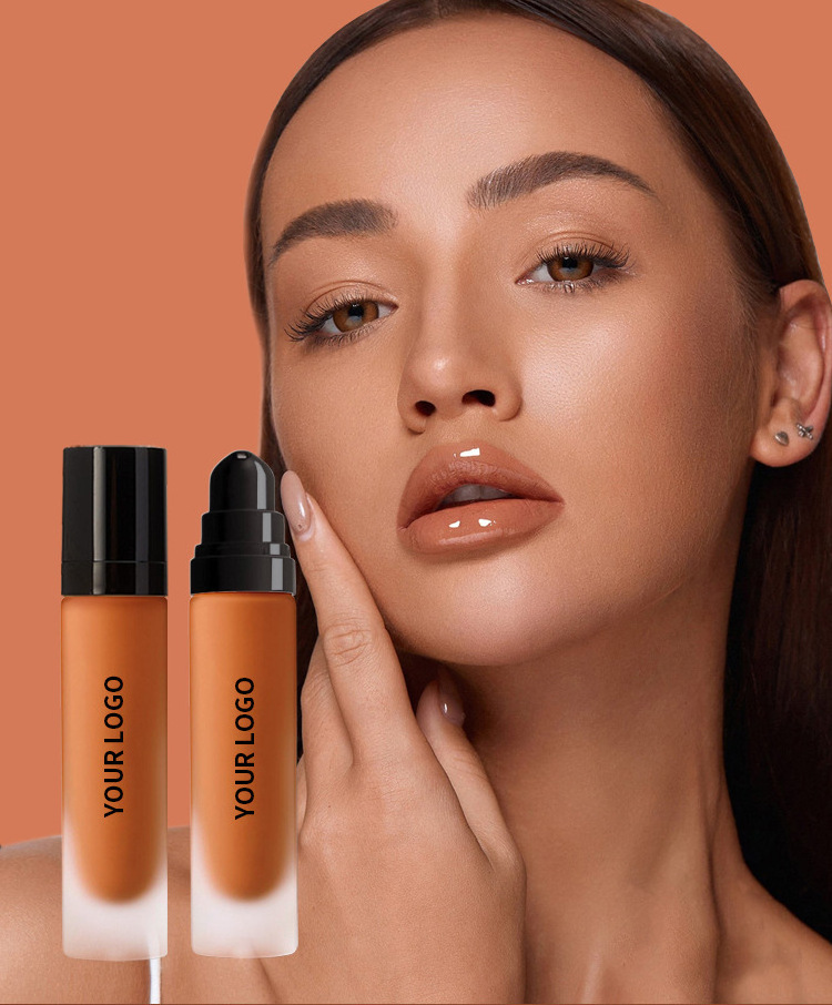 Matte Foundation Cream 30ml High Coverage Makeup Base Long Lasting Waterproof Concealer Custom Logo Liquid Foundation