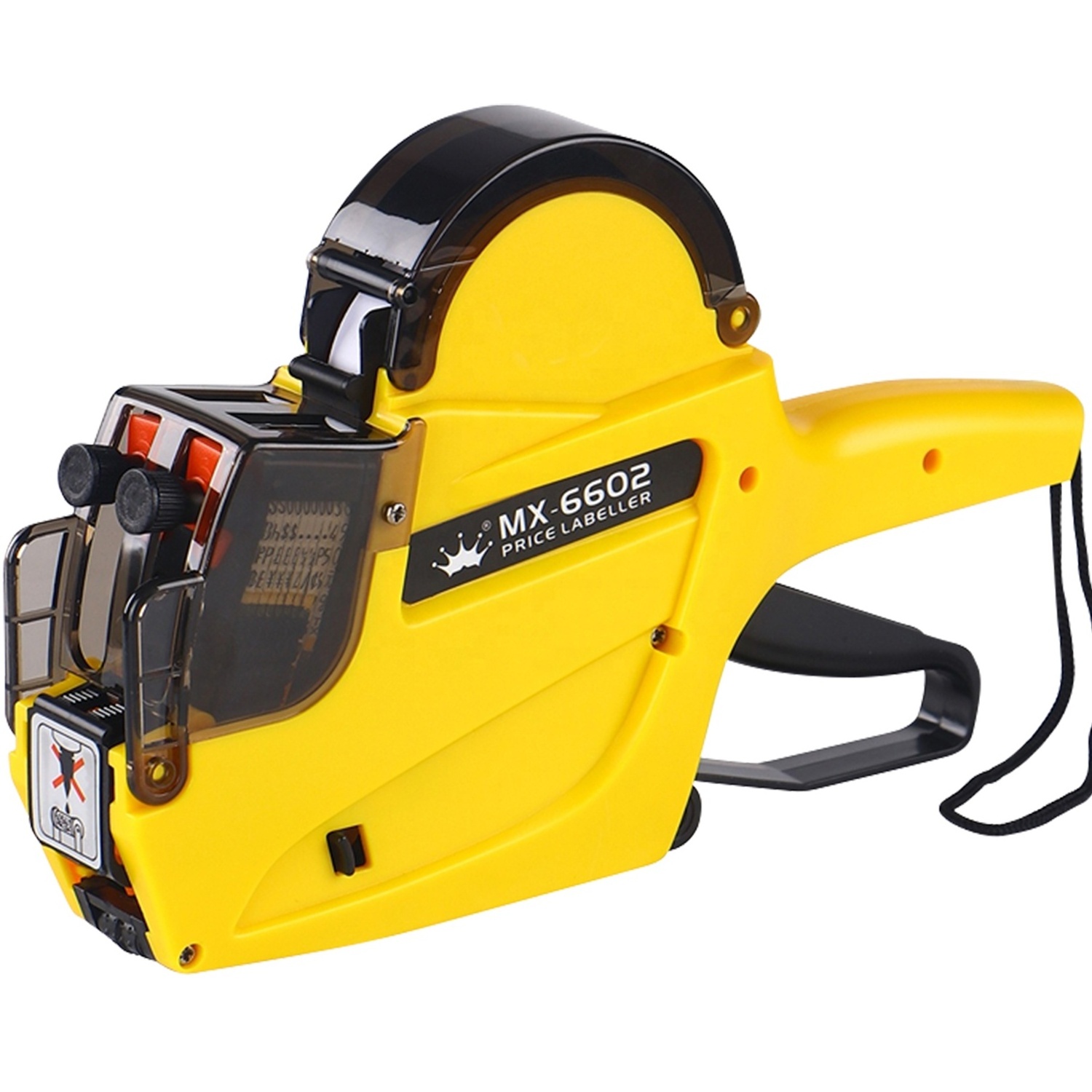 Handheld Double Line Yellow Price Label Gun mx 6602 Price tag labelling gun machine