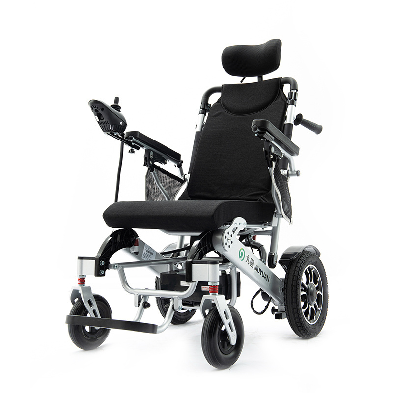 Electric Wheelchair Intelligent Automatic Foldable Lightweight Disabled Wheelchair Car Elderly Walker