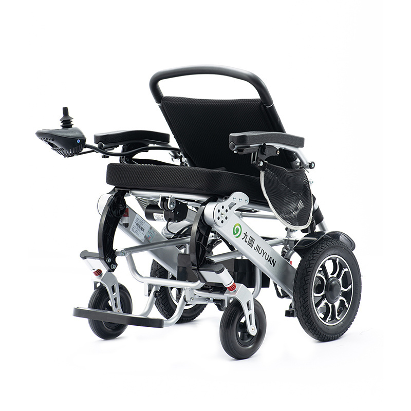 Electric Wheelchair Intelligent Automatic Foldable Lightweight Disabled Wheelchair Car Elderly Walker