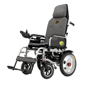 New Listing Power Lying Medical Foldable All Terrain Electric Wheelchair