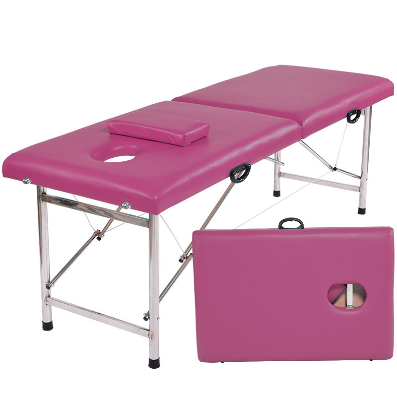 High Quality Aluminum Frame Massage Table Spa lash Bed Beauty Parlor Milking Massage Table