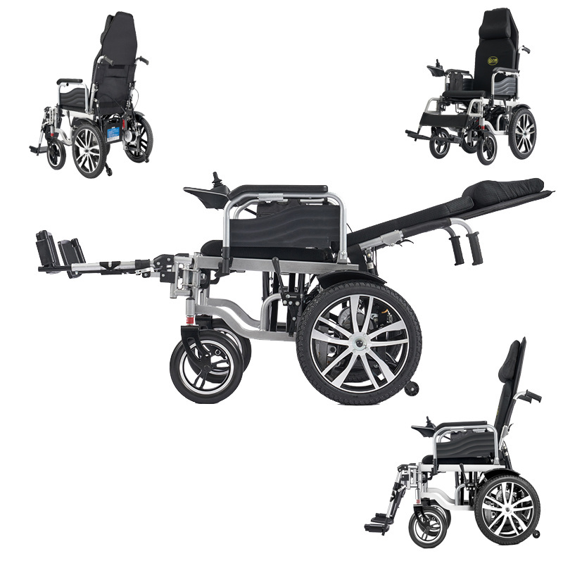 New design Fully Automatic Reclining mobility wheelchair for Adults 500W motor Smart electric Reclining wheelchair