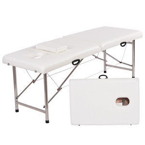 High Quality Aluminum Frame Massage Table Spa lash Bed Beauty Parlor Milking Massage Table