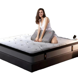 Luxury Queen King Matelas 12 inch 7 Zone Pocket Coil Latex Spring Memory Foam Mattress