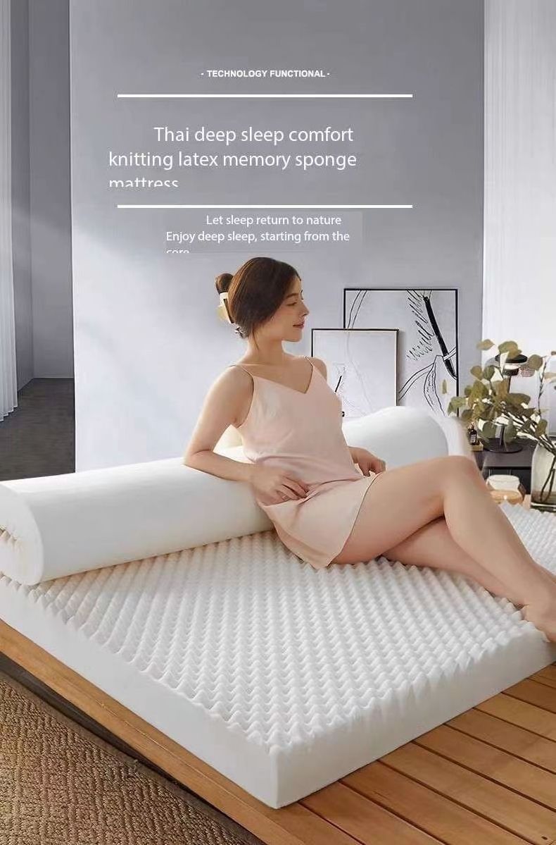 Customizable Thai Natural Rubber Latex Mattress Soft Tatami Home Furniture Unique and Comfortable Bedding