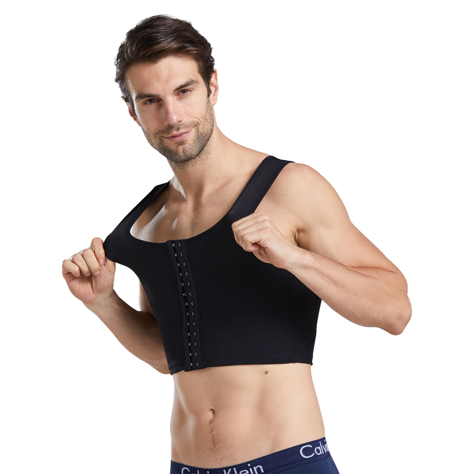 Brand No.013 Fajas Para Hombres Slimming Body Shaper Corset Compression Shirts Weight Loss Hide Gynecomastia Chest Vest