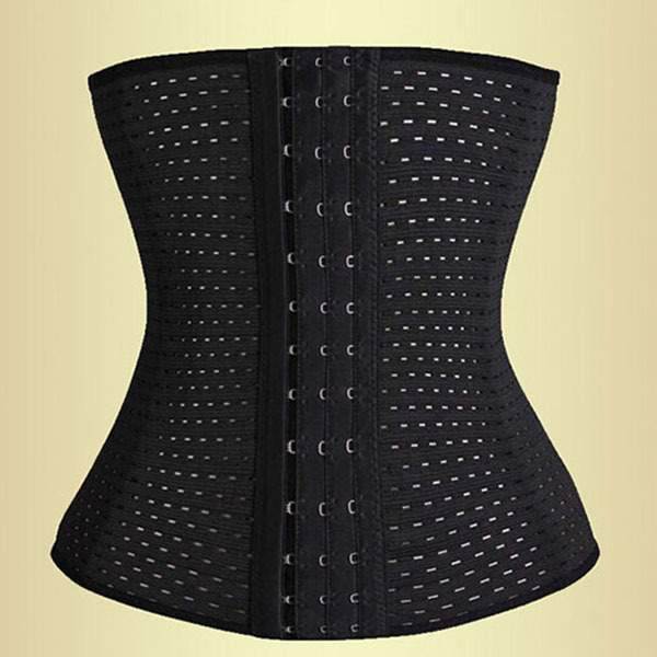 New Fashion Latex Waist Trainer 9 Steel Boned Waist Training Corsets 3 hooks Waist Cincher Sexy Women Shapewear