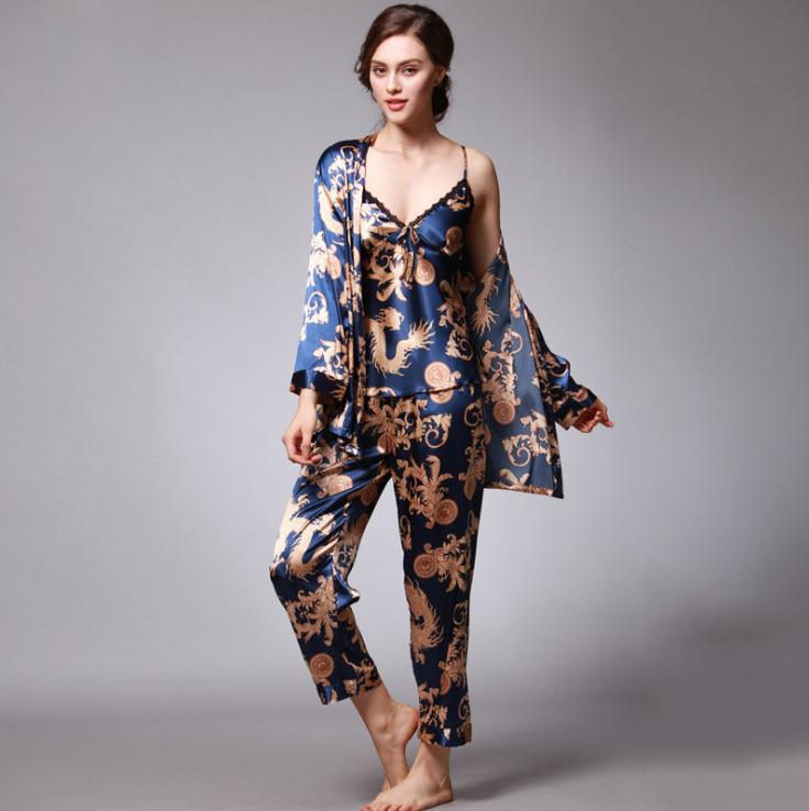 2019 Hot sale Super Lady sleeping wear women's cotton pajamas long sleeve sexy nighty design China wholesale woman's sleepwear