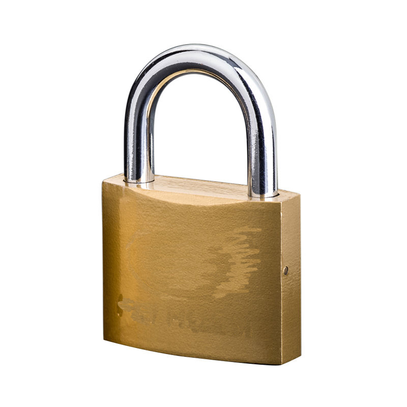 Hengsheng OEM Factory Brass Pad Lock 20mm-75mm Heavy Duty Keyed Cylinder Iron Painted Brass Padlock Safe and Secure