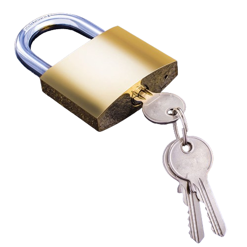 Hengsheng OEM Factory Brass Pad Lock 20mm-75mm Heavy Duty Keyed Cylinder Iron Painted Brass Padlock Safe and Secure