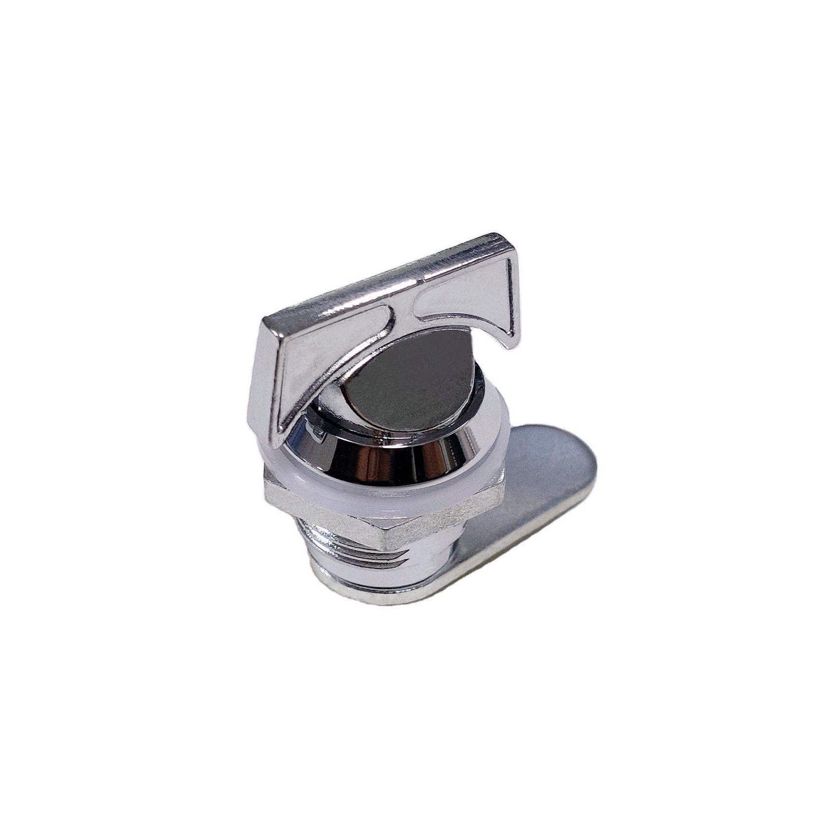 HengSheng MS715-12 Zinc Alloy 180 degrees Turn Knob Electronic Cam Lock Triangle Cylindrical Industrial Cam Lock