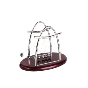 Magic Physics balance Swinging Magnetic Sculpture Spheres Newtons Cradle