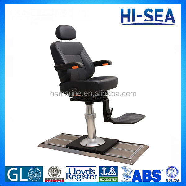 Marine Aluminum Alloy Stand Column Wire Control Rail Type Helm Chair Seat