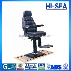 Marine Gas Lifting Helmsman Captain Chair Seat with Rail and Round Column