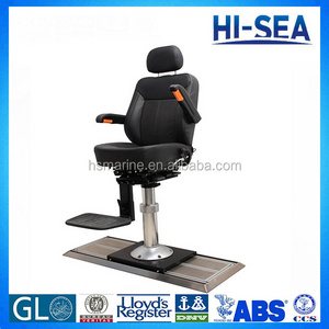 Marine Aluminum Alloy Stand Column Wire Control Rail Type Helm Chair Seat