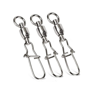 Ancient Hunter Fishing Swivels Connector Interlock Snap Strong Ball Bearing Rolling Swivel Link jig lure