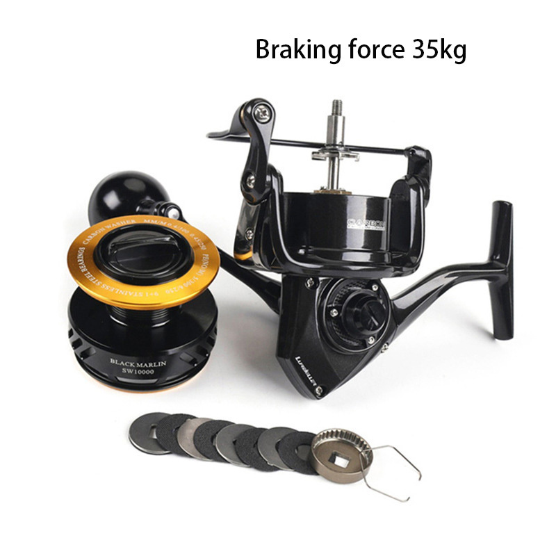 Lurekiller Japan All Metal Braking force 35kg SW4000XG/5000XG/6000HG/10000/10000HG Deep sea boat fishing spinning fishing reel