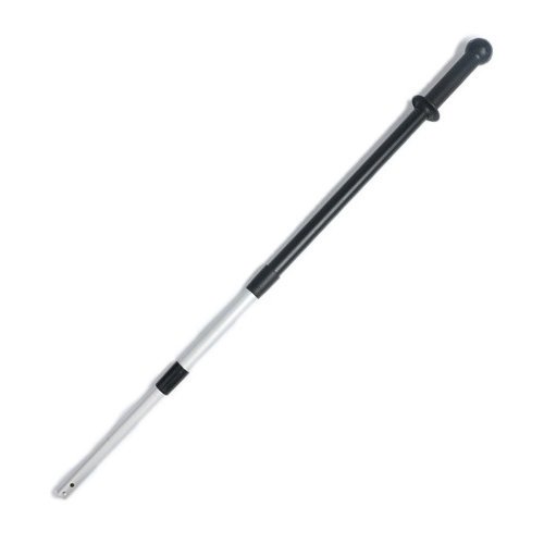 Black coating ball head telescopic stick pole used with frame for floor cleaning