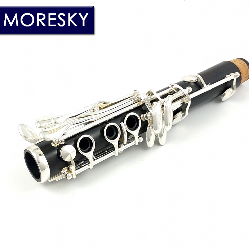 MORESKY Clarinet Bb Clarinet Wood ebony Clarinet 18 Keys Grenadilla Sib Klarnet M65(OEM)