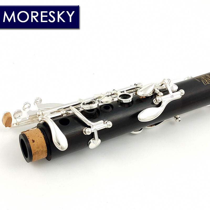 MORESKY Clarinet Bb Clarinet Wood ebony Clarinet 17 Keys Grenadilla Sib Klarnet M601(OEM)