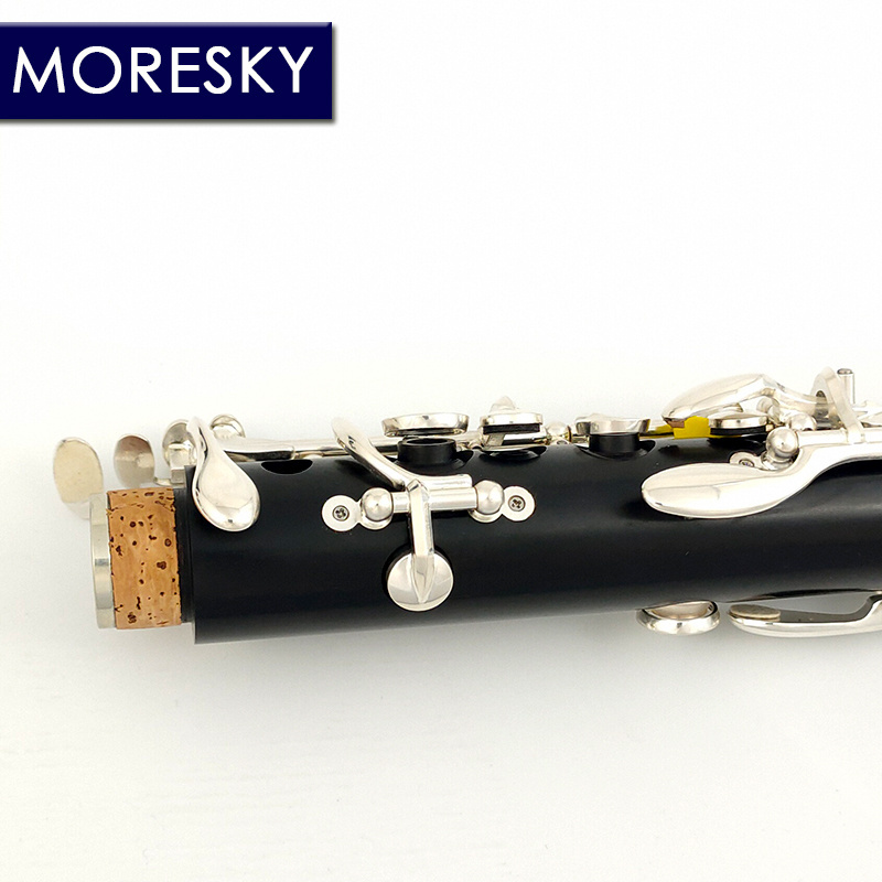 MORESKY Clarinet Bb Clarinet Wood ebony Clarinet 17 Keys Grenadilla Sib Klarnet M63(OEM)