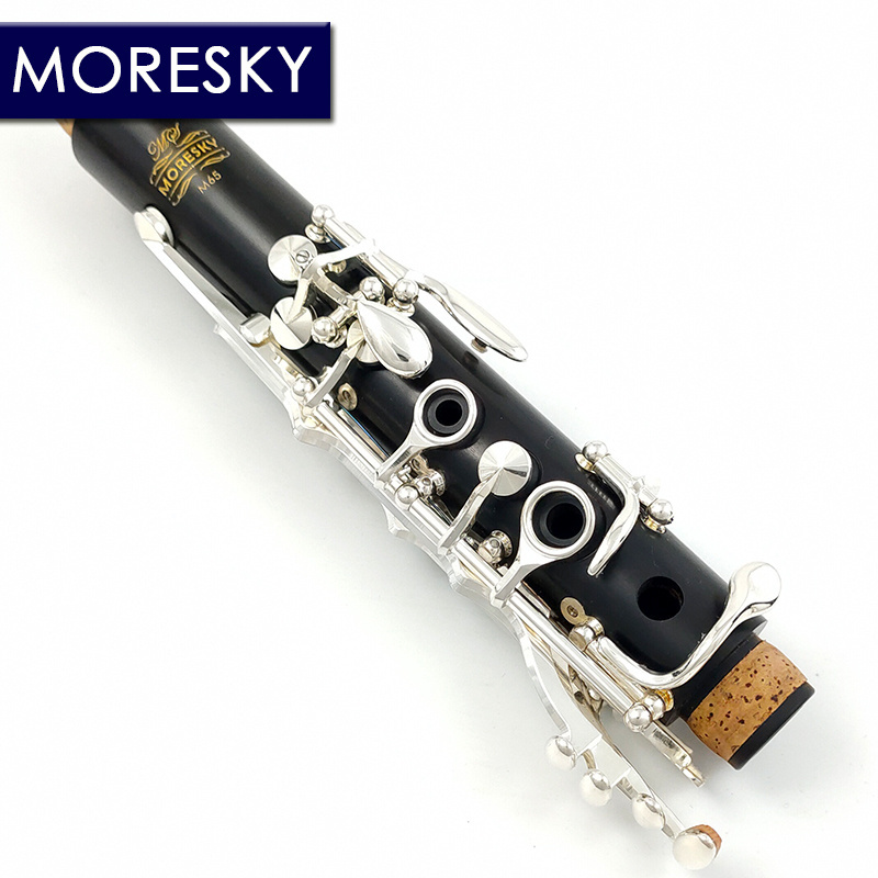 MORESKY Clarinet Bb Clarinet Wood ebony Clarinet 18 Keys Grenadilla Sib Klarnet M65(OEM)