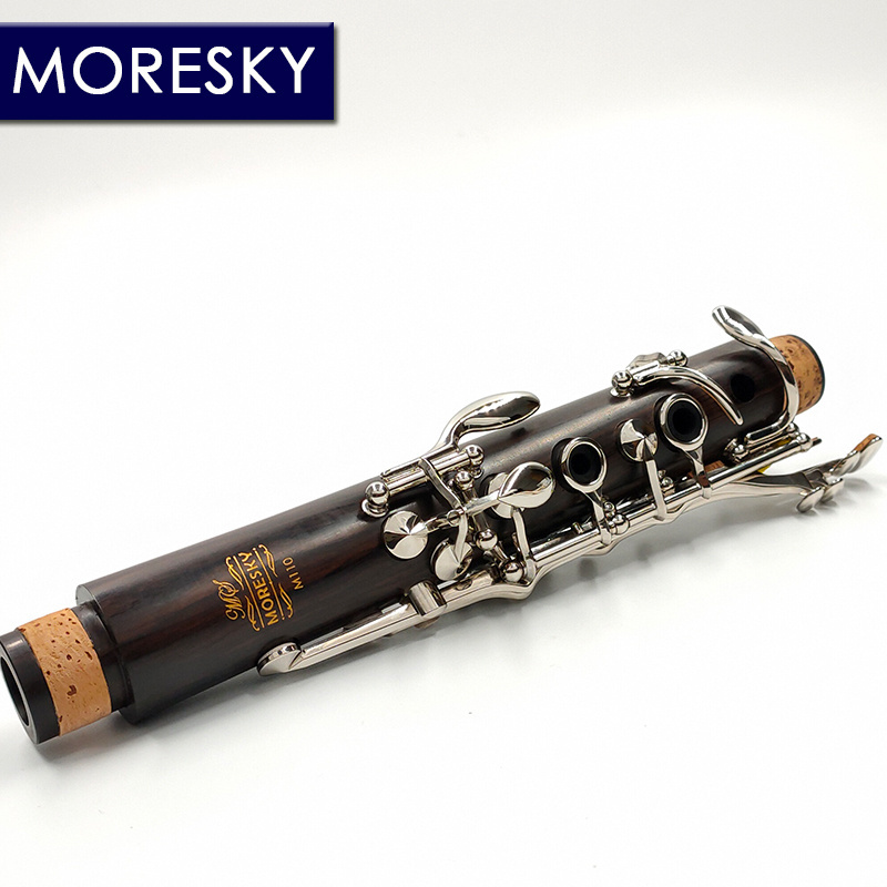 MORESKY Professional Ebony Clarinet Bb 17 Keys Grenadilla Sib Klarnet M110(OEM)