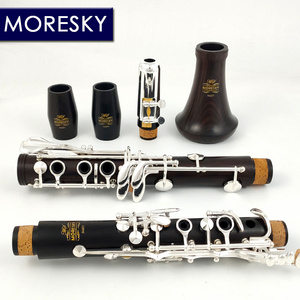 MORESKY Clarinet Bb Clarinet Wood ebony Clarinet 17 Keys Grenadilla Sib Klarnet M601(OEM)