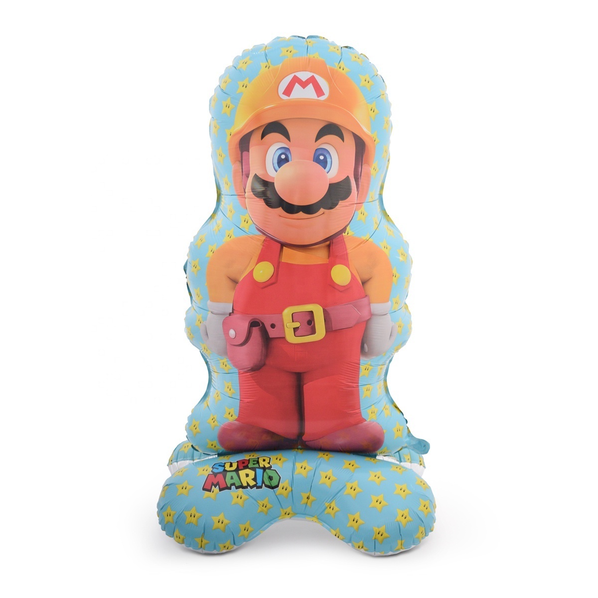 2024 Happy Birthday Party Decoration Super Mario Balloon Stand Inflatable Mario Bross Balloons Wholesale Mario Bros Foil Balloon