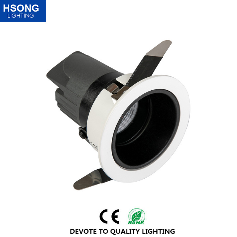 10w Wall washer light  Recessed-COB spotlight Anti-Glare HSONG Downlight LED for Hotel Supermarket