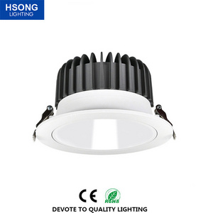 Lighting Led Downlight Gold Reflector Spot Light COB Ceiling Gold Silver Black White Round Supermarket Indoor Hotel Spot Light