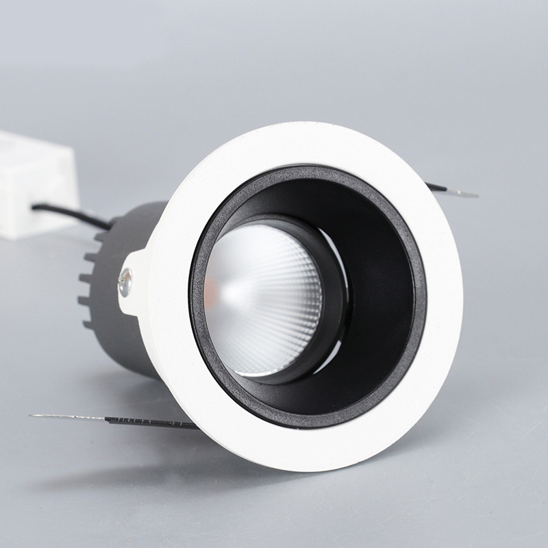 10w Wall washer light  Recessed-COB spotlight Anti-Glare HSONG Downlight LED for Hotel Supermarket