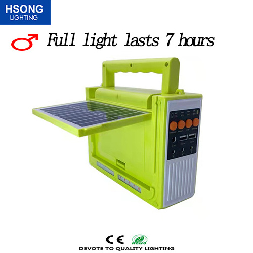 Outdoor Portable Solar Power Station Power Bank Station Rechargeable Camping solar flash light