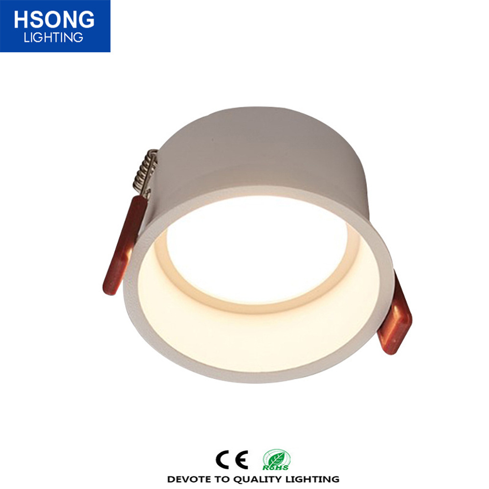 Home downlight recessed cob down lights 12w 4 inch recessed led downlight dimmable downlight cr95