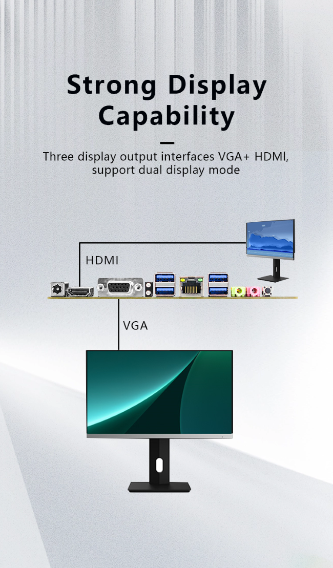 Thin Mini-itx Motherboard Core i3 i5 i7 10th 11th Gen Cpu Motherboard Combo VGA HD-MI Dual Display DDR4 Motherboard