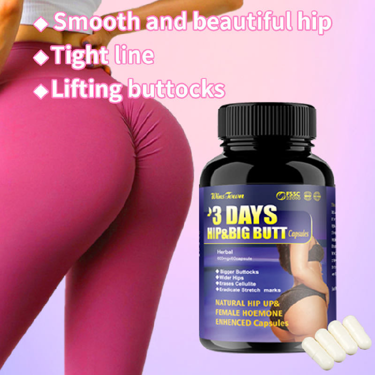 OEM explosion Big butt capsules Wins town enhance Buttock Firming Abundant Healthcare supplements herbal butt pills