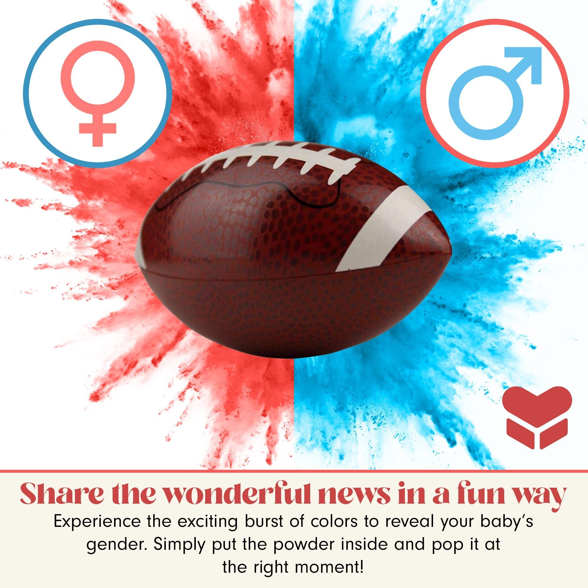 Gender Reveal Football 6.8