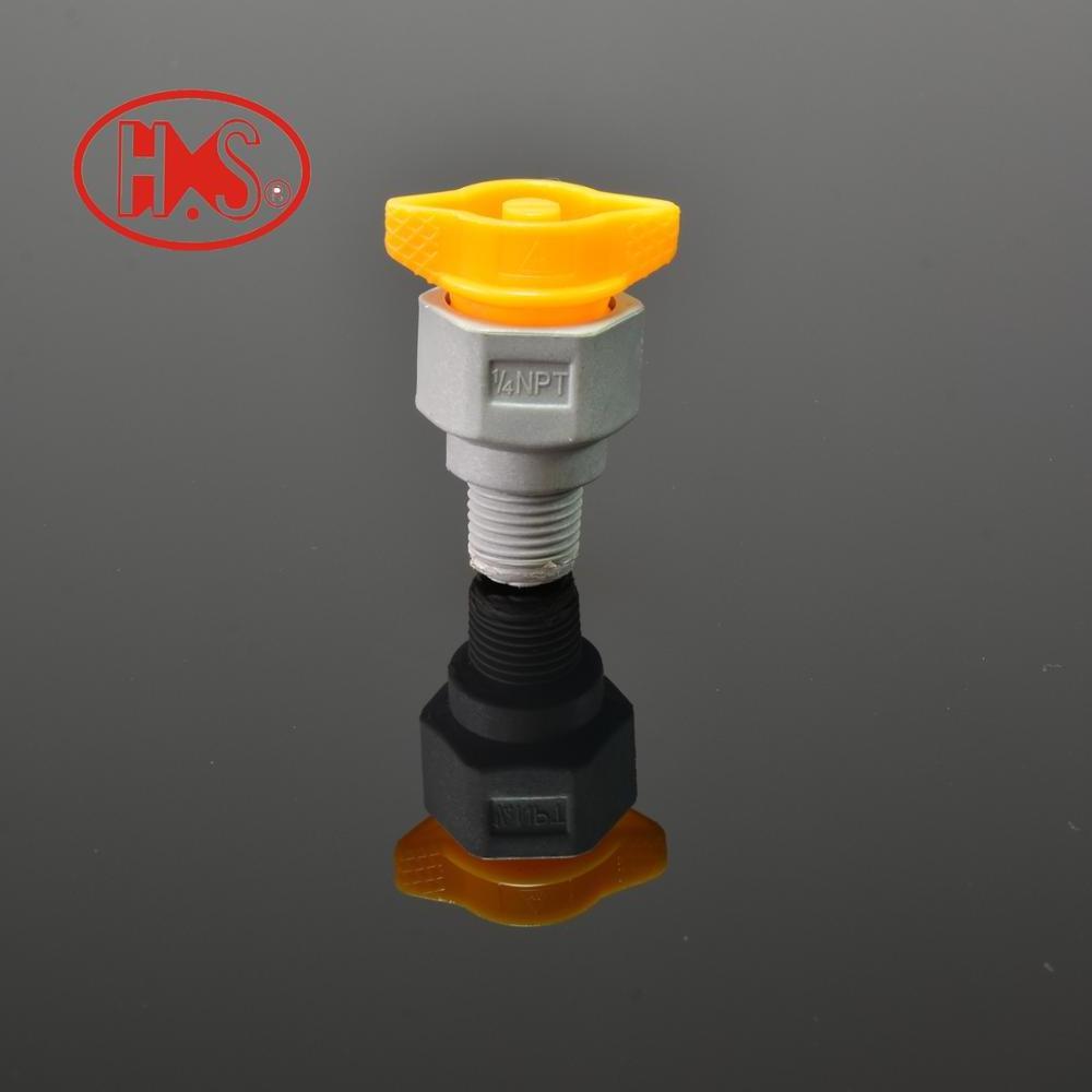 plastic PVDF external thread quick install  full cone spray nozzle