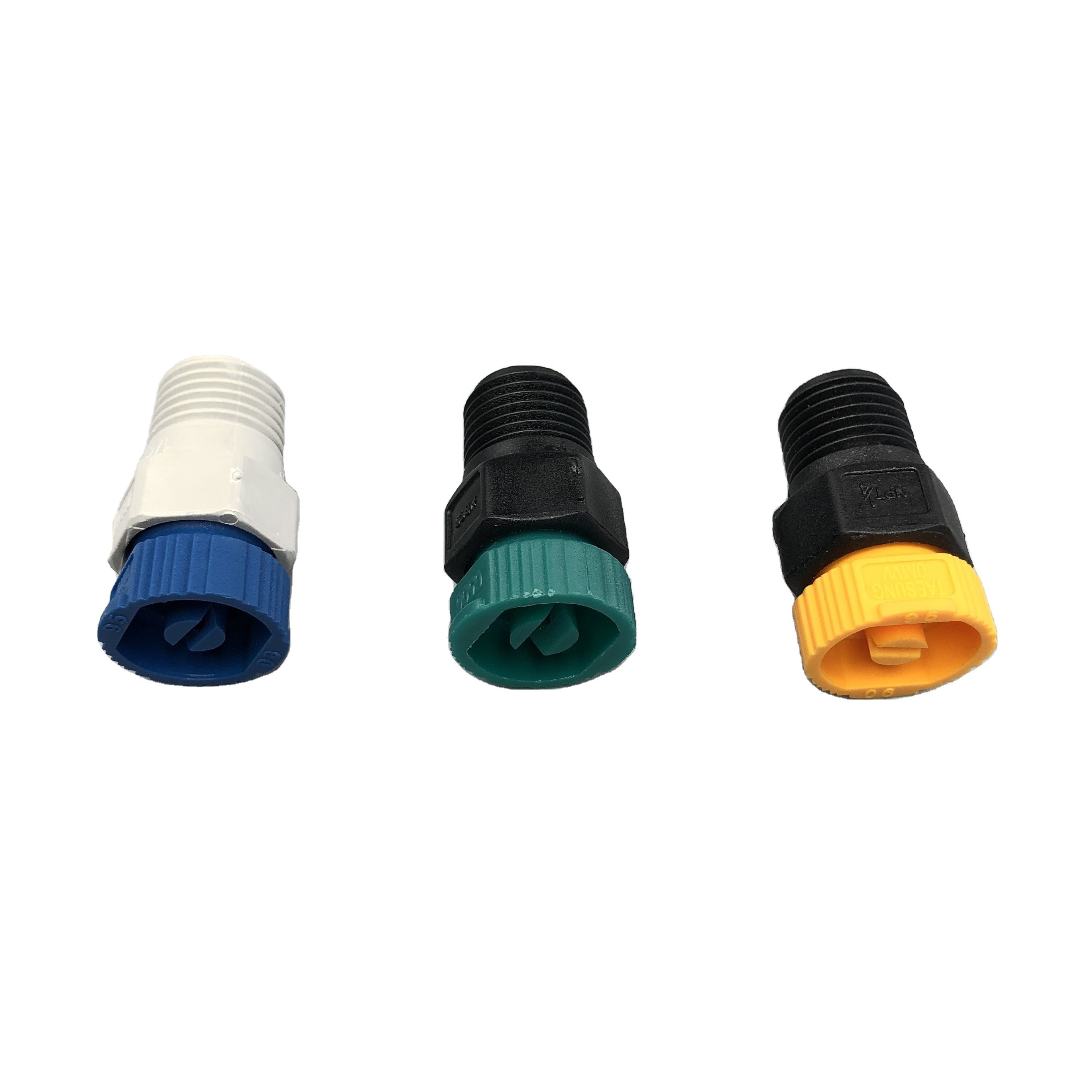 plastic PVDF external thread quick install  full cone spray nozzle