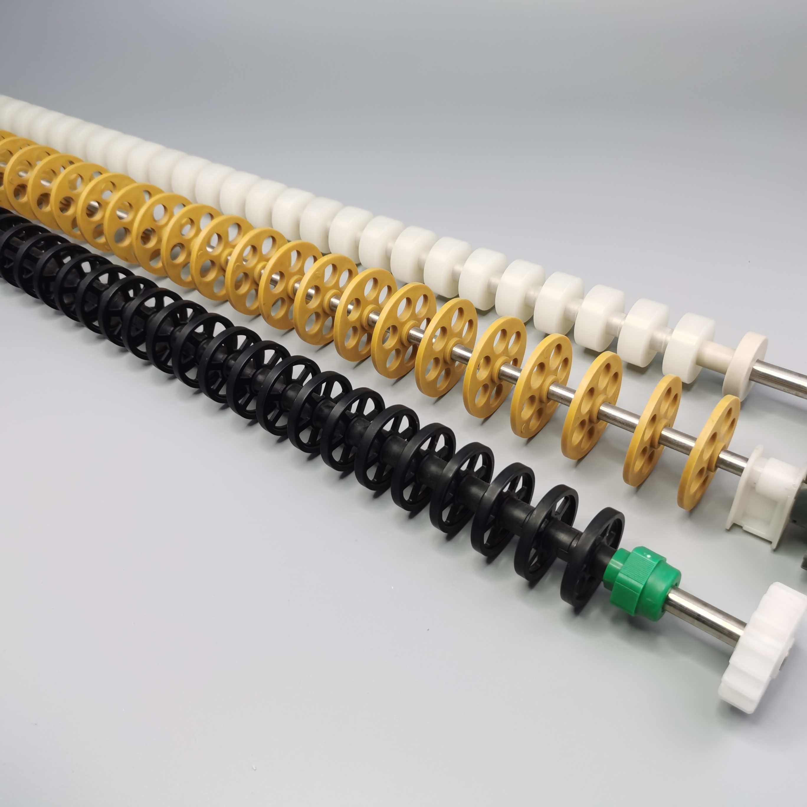 Professional PCB roll Conveyor System conveyor rollers  wheel disk roller for Washing/Drying Line