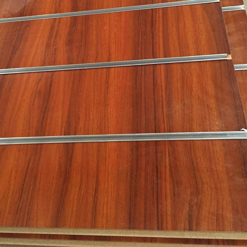 Slat wall panel/slatwall/Melamine MDF Slotted Board Panel